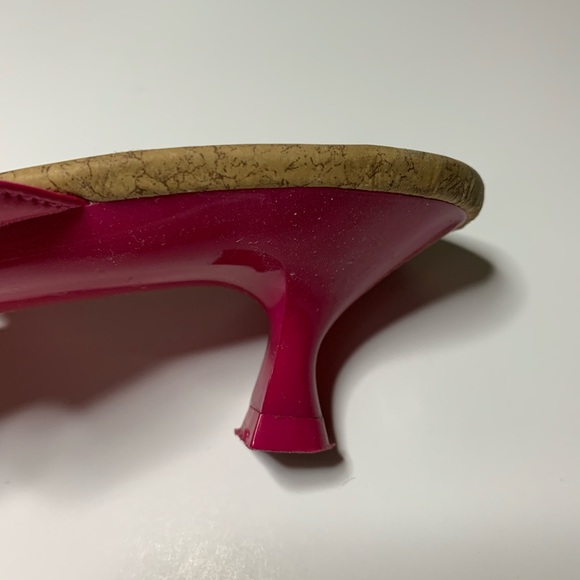 Pink kitten heel sandals - Picture 2 of 4